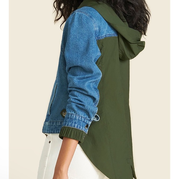 Veronica Beard Shani Waterfall DenimTwill Combo Jacket XS - Picture 5 of 11